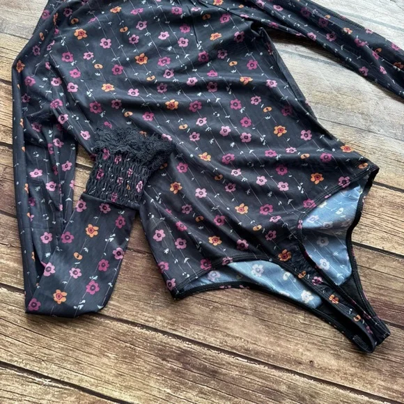 🌸 Free People Intimately Love Letter Mesh Bodysuit 🌸 - Picture 4 of 4